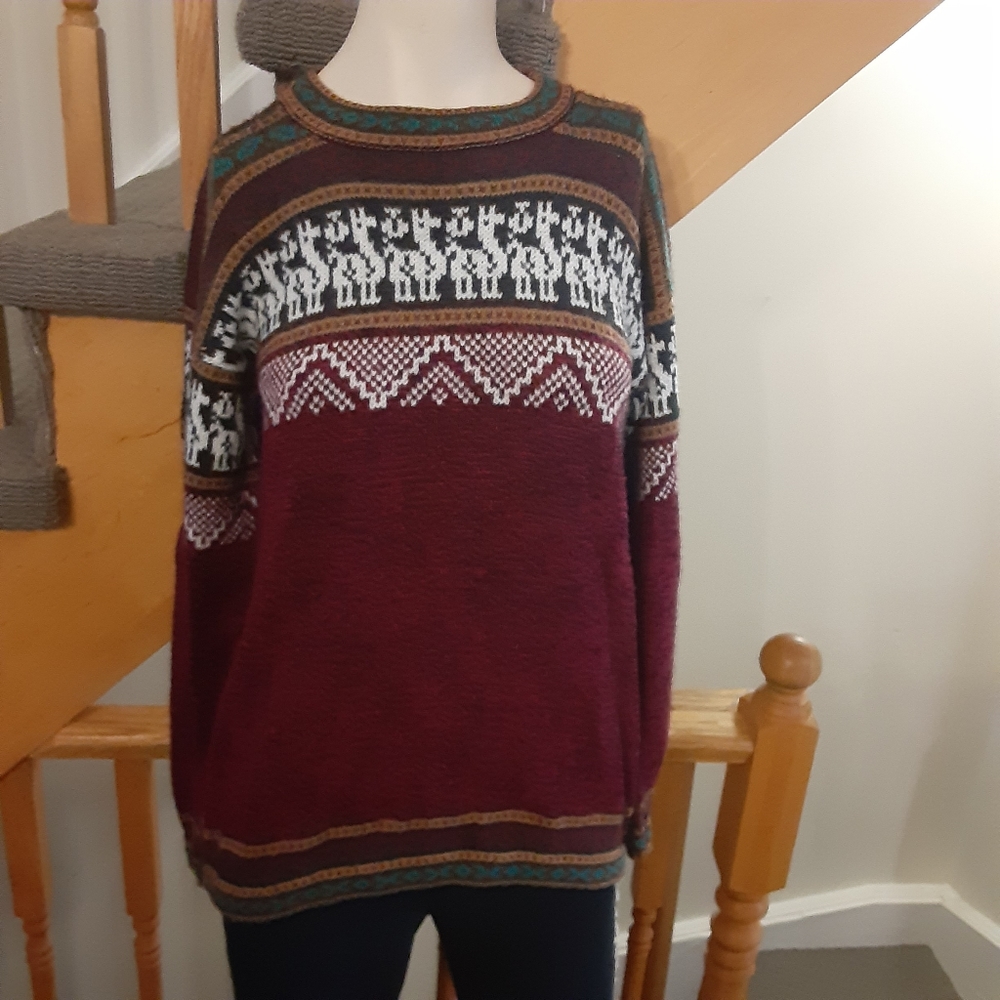 Alpaca Sweater- Men's Size Small- Unisex- Like New